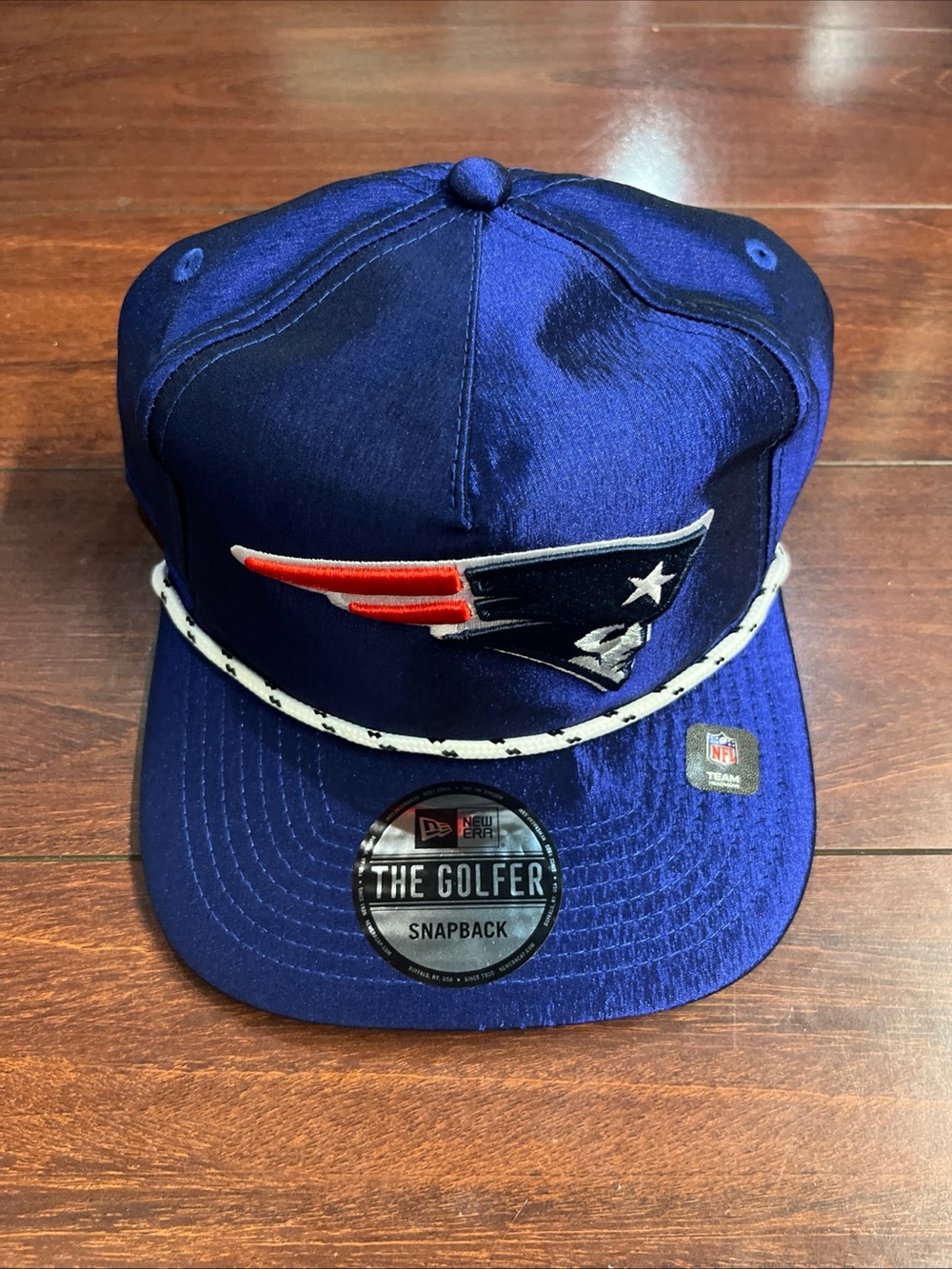 New England Patriots New Era The Golfer Team Rope Hat Snapback Cap Adjustable